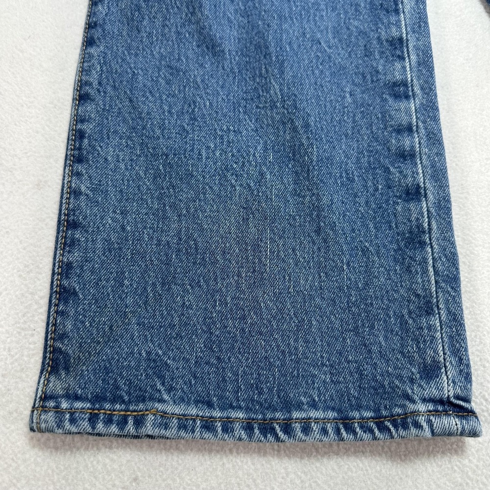 Levi's 501 Jeans Mens 36x31 Blue Regular Straight Denim Button Fly Casual Modern - Picture 8 of 14